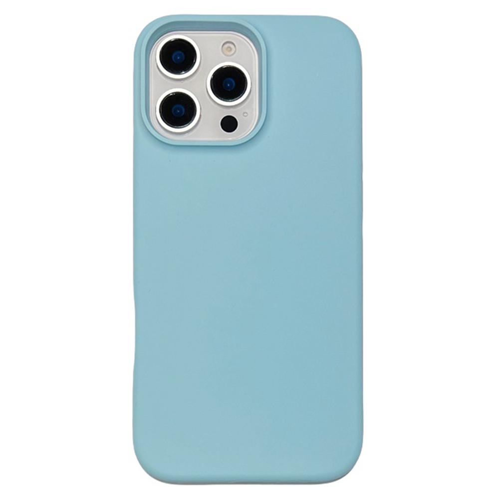 For iPhone 16 Pro Max Case Soft Microfiber Lining Liquid Silicone+PC Phone Cover