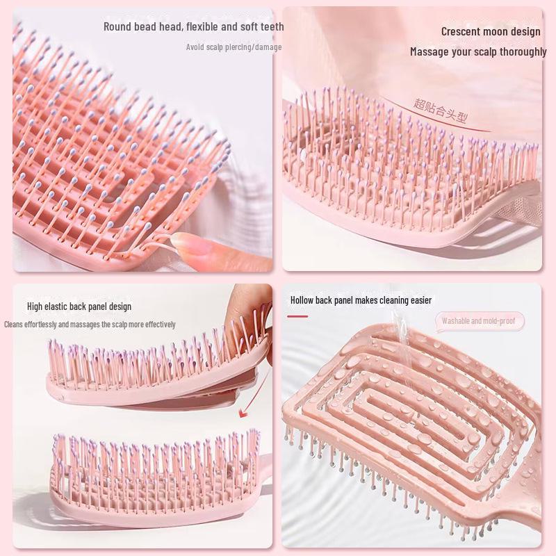High-Volume Curly Hair Curved Comb for Women
