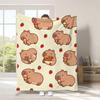Capybara Blanket Gifts, Capybara Blanket for Girls Kids, Capybara Gifts for Girls Women, Just a Girl Who Loves Capybara Blanket