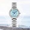 Silver Brand Edelstahl Blau Uhr für Damen Damenarmbanduhr, Wasserdicht, Name, Stilvoll, Business, Stahl, Luxus, Geschenk, Schlicht, Niedlich,