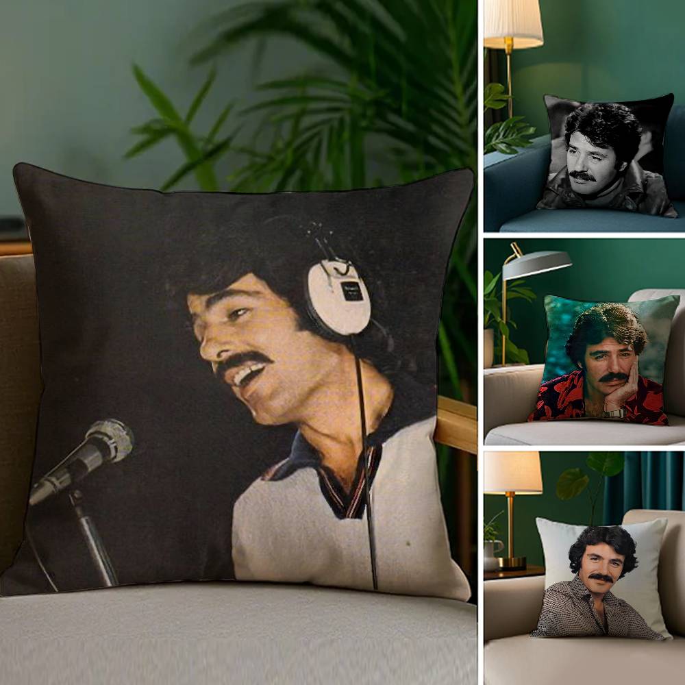 Pillow Case Sofa Living Room Bedroom Double-sided Printing Singer Ferdi T-Tayfur Square Cushion Nap Time Pillow Case