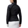 Fila Golf Series Lightweight Comfortable Warm Zip-Up Down Jacket Women Outerwear Deep-Black A11W445907F-BK