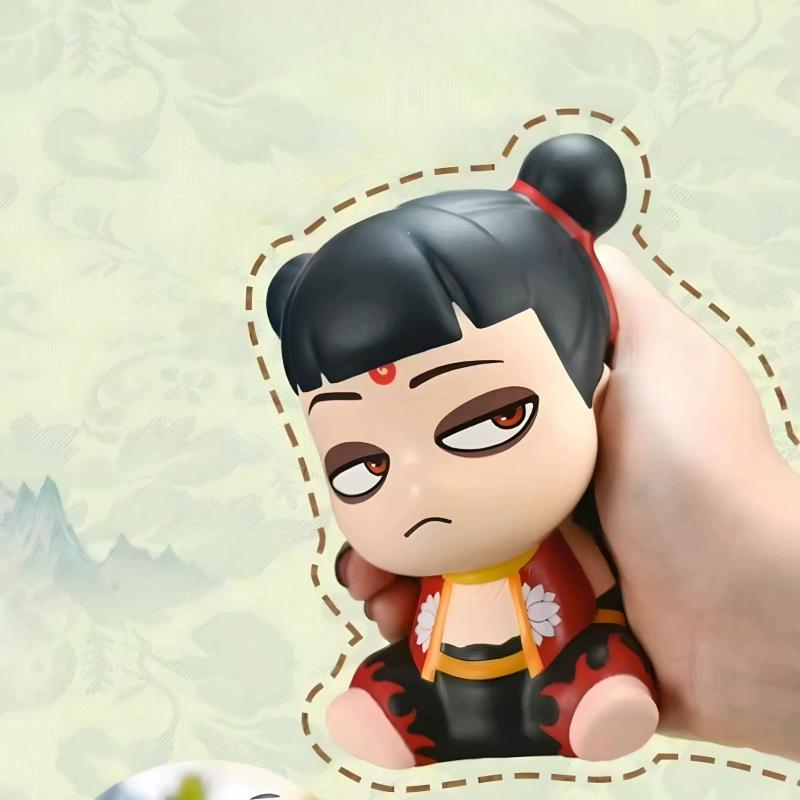 

Ао Бин Нэчжа: Мальчик-Дьявол побеждает Короля Драконов. Сжимает Маленькое Яйцо. Декомпрессионный артефакт. Медленно отскакивающая декомпрессионная игрушка. 8cm