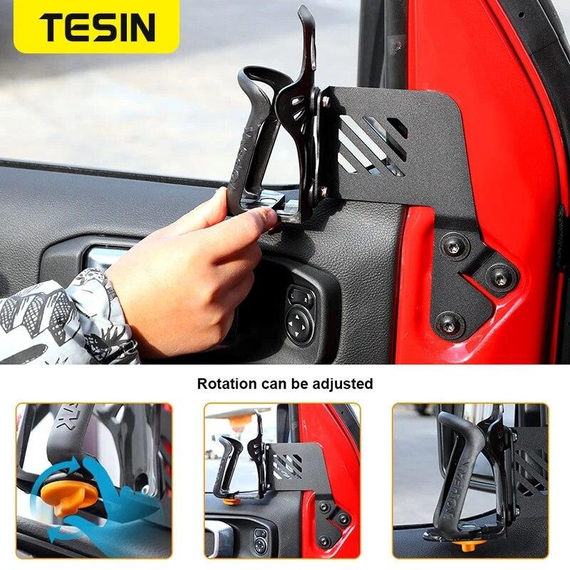 Car Front Door Side Water Cup Bracket Drink Holder For Jeep Wrangler JL Gladiator JT 2018      Accessories