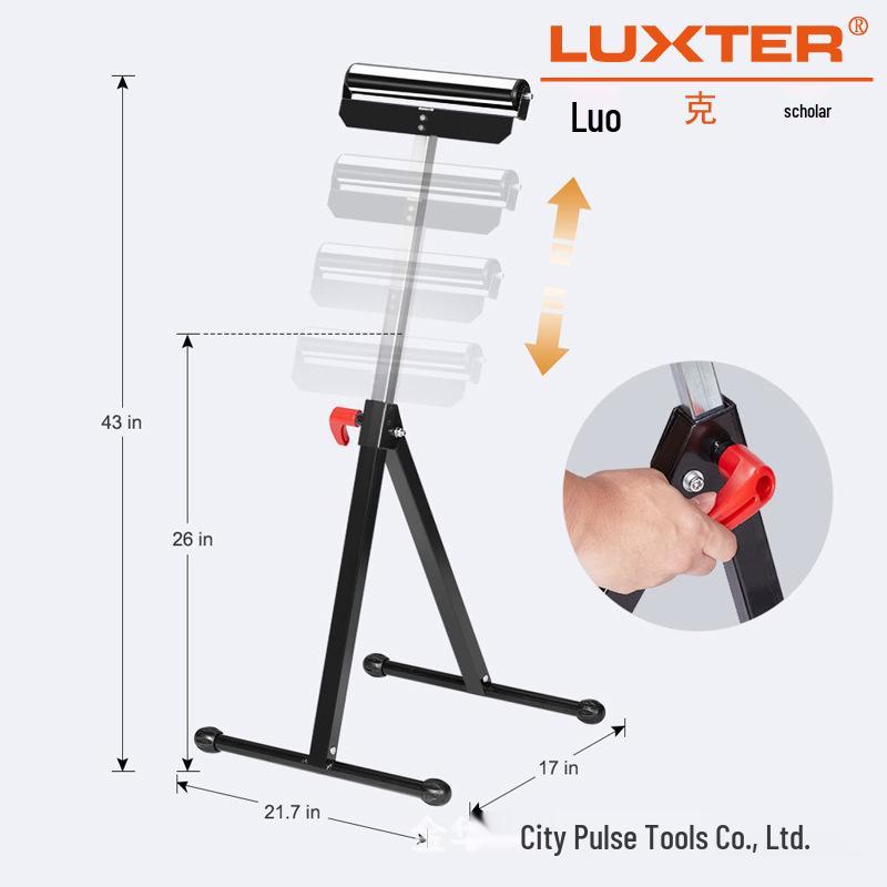 LUXTER Rockers Large Board Bracket Table Saw Attachment - One-Person Operable A-Frame Roller Connector
