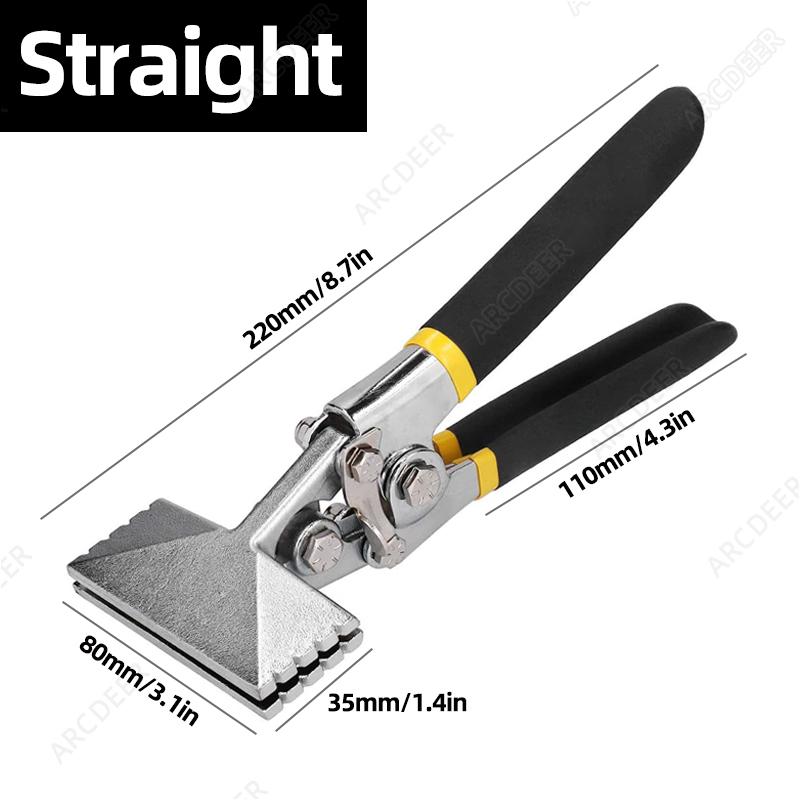 Sheet Metal Hand Seamer Straight Jaw Sheet Metal Bender Tools for Flattening Metal Folding Bending Pliers Hand Tool