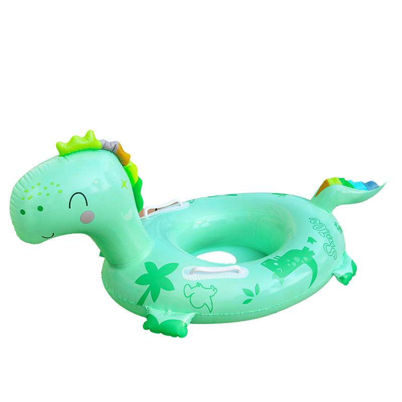 

Childrens Toy Water With Base Swimming Ring Thickened Cartoon Pattern Dinosaur світло-зелений колір