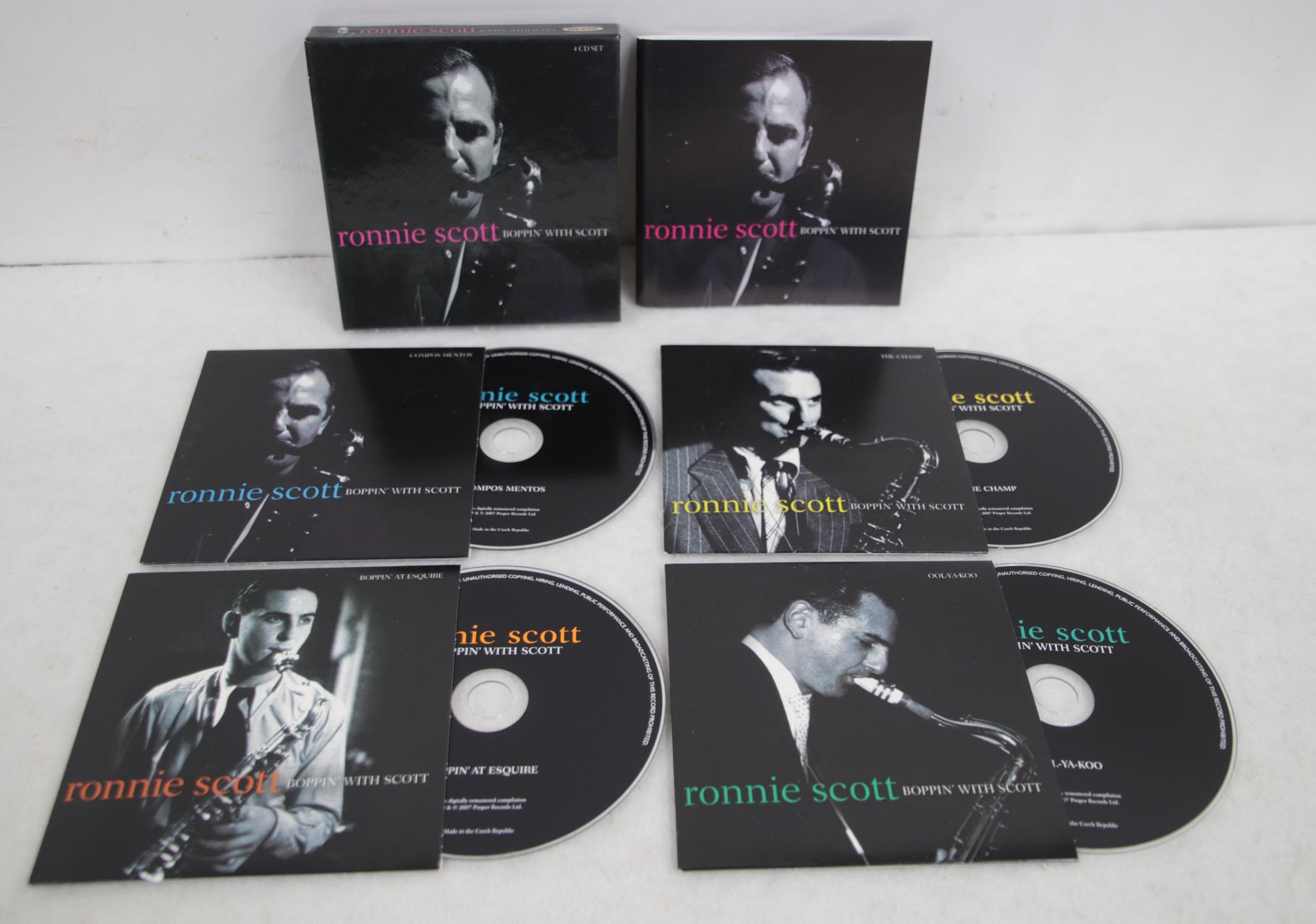 

CD RONNIE SCOTT Boppin With Scott PROPERBOX131 PROPER 2007 UK Jazz Used