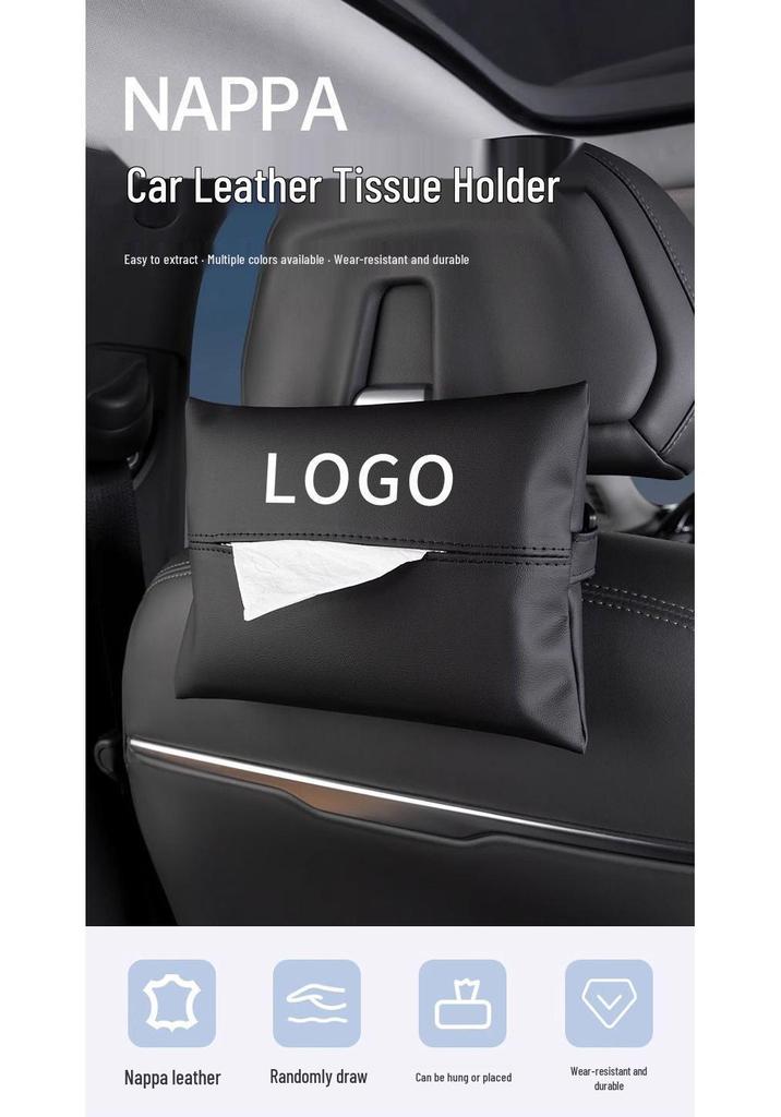 Compatible Tissue Box for Li Auto L6/L7/L8/L9 - Car Storage Accessory