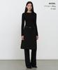 MUSINSA STANDARD WOMAN Women'S Wool Tencel Slim Long Sleeve T-Shirt [Black]