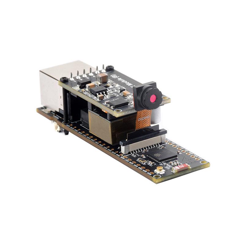 ESP32-S3 Development Board with Ethernet, WiFi/Bluetooth 5, PoE, Camera Support, 32-bit LX7 Dual-core