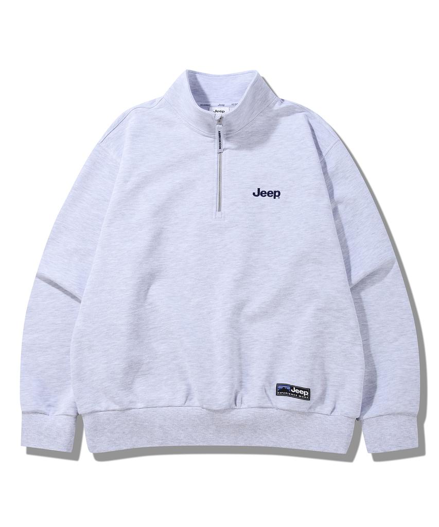 JEEP [360G] M-Logo Half-Zip Sweatshirt (Jr5Tsu838Mw)