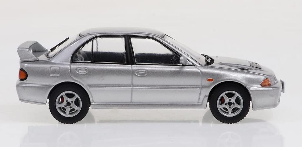 FIRST:43 1/43 Scale Mitsubishi Lancer Evo.1 1992 Silver Finished Model F43-162