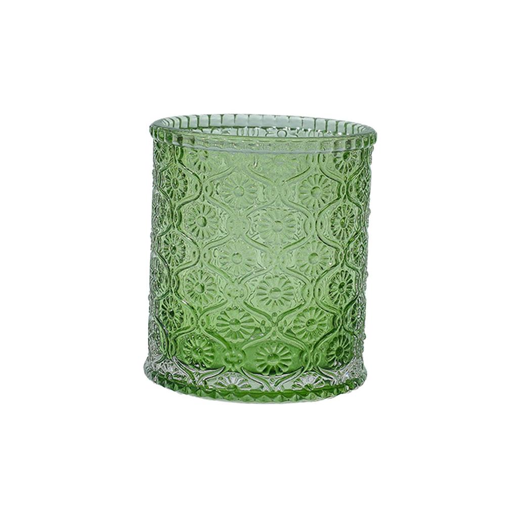 Makeup Brushes Storage Holder Cosmetic Box for Countertop Home Table Green