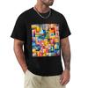 Cubes  Colors  Best Sales  In Patterns Category TShirt Athletic Quick Dry TShirt for Unisex