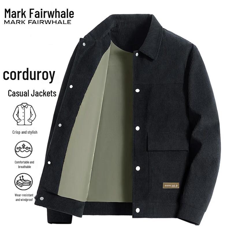Mark Huafei Men's Casual Lapel Jacket