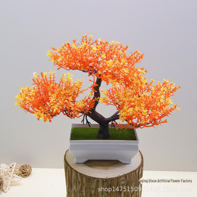 Small Artificial Potted Plant - Desktop Decoration Bonsai