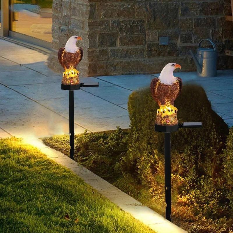 Owl Solar LED Lights Garden Trails Courtyard Lawn Animal Decoration Lights Waterproof Outdoor Garden Decoration Accessories