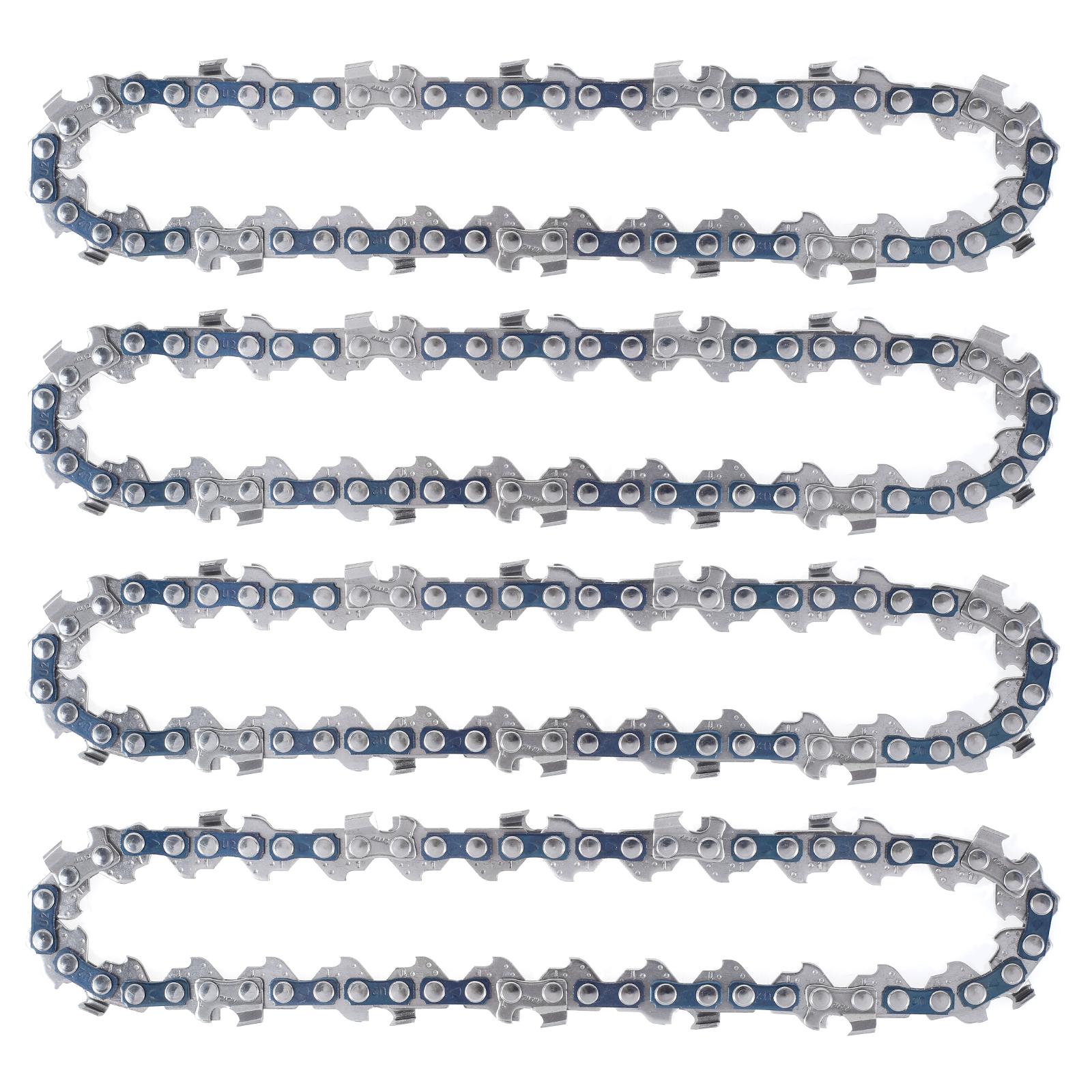 

4PCS Mini Chainsaw Chain 4 Inch Electric Chainsaws Accessory Replacement For Logging Pruning Garden Tool 4in
