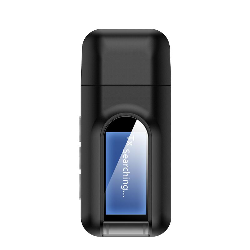 

RT11 USB-аудіоадаптер 2-в-1 Bluetooth-сумісний 5.0 передавач і приймач з РК-дисплеєм Type A