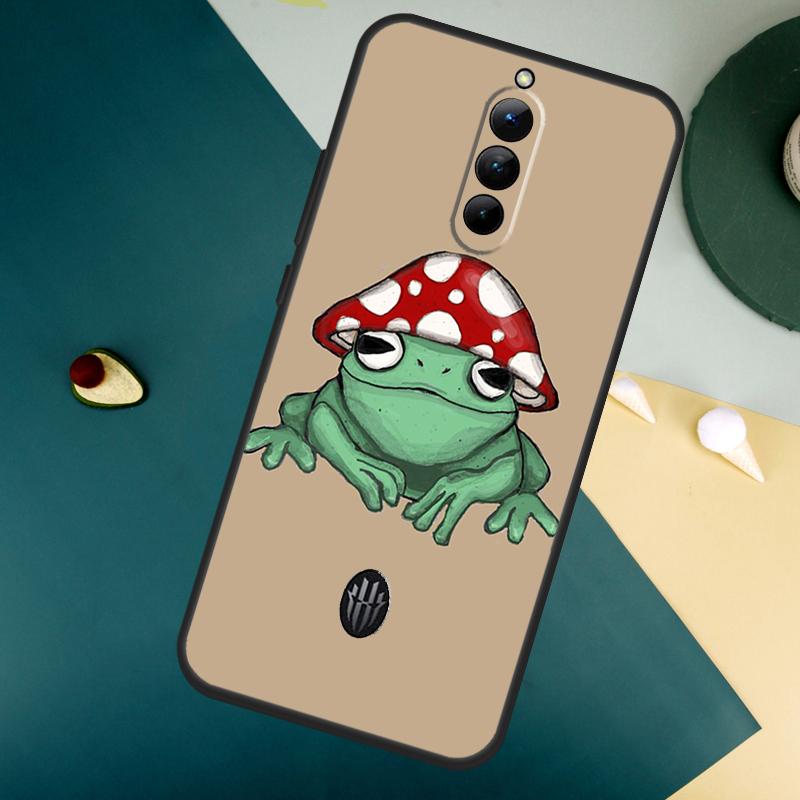 Kawaii Frog Mushroom For ZTE Nubia Red Magic 8 9 8S 9S 10S Pro Plus 10 Air 6S 7S 7 Pro Red Magic 11 Pro Plus Case