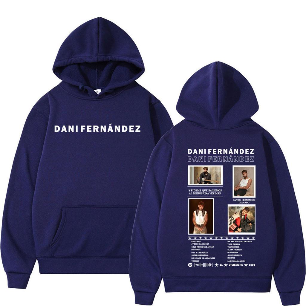 Rapper Dani Fernandez Album Graphic Hoodie Men Women Fashion Pullover Long Sleeves Loose Casual Sweatshirts