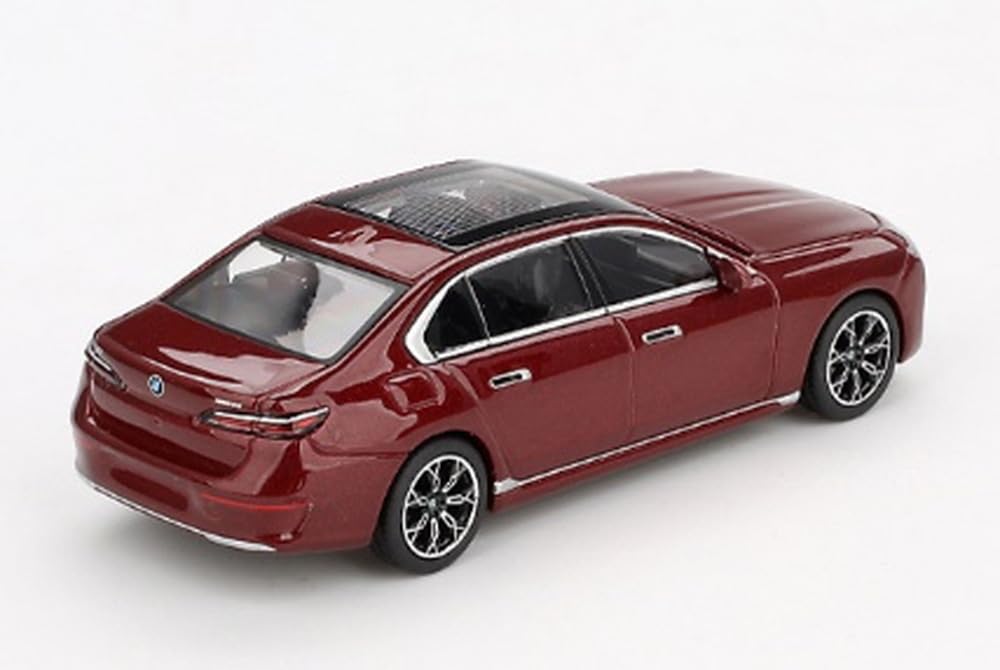 MINI GT 1/64 Scale BMW i7 xDrive60 Aventurine (Left-Hand Drive) Finished Product MGT00952-BL