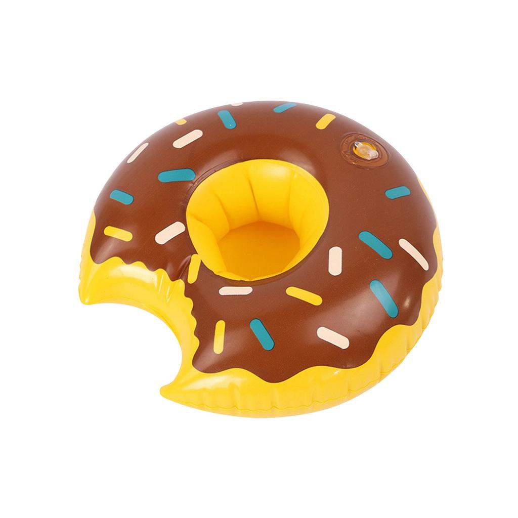 Aufblasbarer Getränkehalter für Pool und Badewanne. Aufblasbares, schwimmendes Wassergetränk für einfachen Zugang.