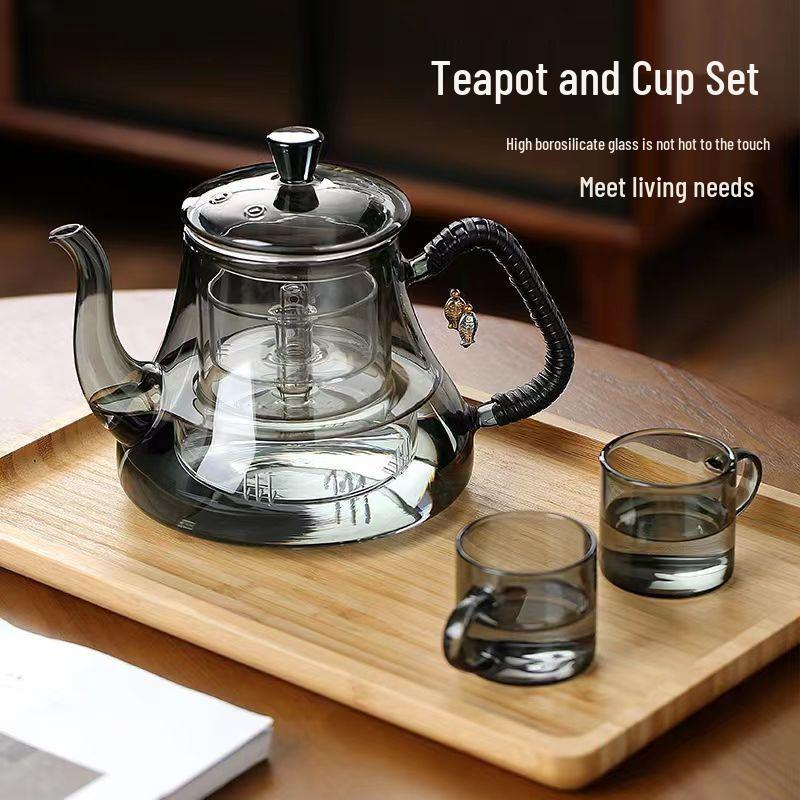 2025 Explosion-Proof Glass Electric Tea Infuser with Large Capacity and Ceramic Boiler