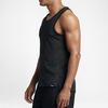 Nike Minimalist Solid Color Basketball Tank Top Men Tops Black 848540-010