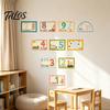 Peel And Stick Educational Decals Number Hopscotch Floor Stickers, English & Numbers Kids Learning Interactive Parent Child Games Game Mat,