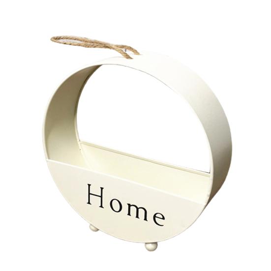 

Подвесной горшок, отдельностоящая настенная 3-цветная металлическая круглая настенная ваза для дома белый