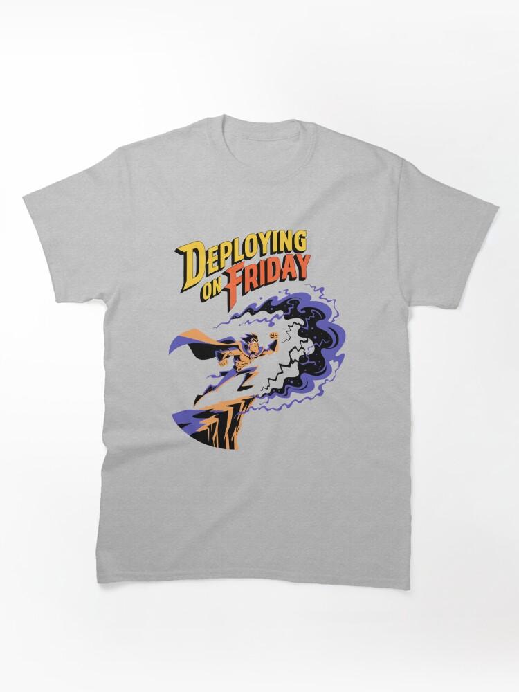 Portal Hero Jumping Into Portal Void Classic T-Shirt