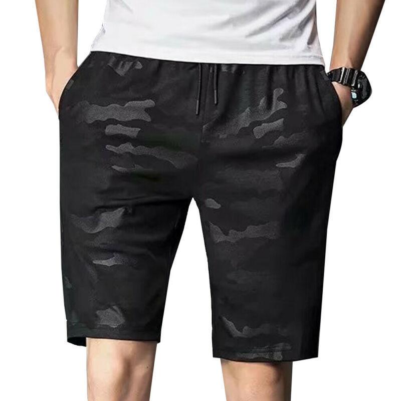 Pantalones cortos para hombres Pantalones cortos de entrenamiento Casual  Pantalones sueltos recortados Cordón Ropa deportiva de verano comprar a  buen precio — entrega gratuita, reseñas reales con fotos — Joom