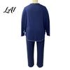 Breathable House Clothes for Ladies Women's Plus Size Pajama Set Long Sleeve Top And Pants Cozy Loungewear Women with Bow Ruffle 2 Piece Soft