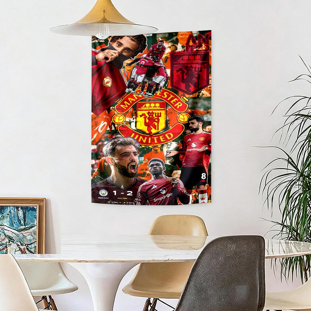Manchester Wall Decor Tapestry Art For Pet Memorial Birthdaywedding Party Backdrop Family Gift