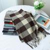 Autumn & Winter Plaid Scarf: High-End, Versatile, Warm Imitation Cashmere for Men & Women.