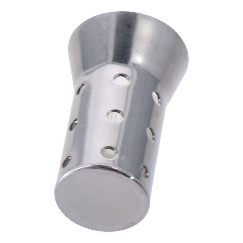 2Pcs Stainless Steel Exhaust Baffle Muffler 3.38*2inch Muffler Baffle Noise Eliminator Muffler Noise Eliminator