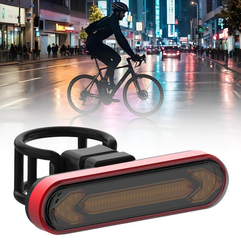 Bike Rear Light Waterproof Turn Lamp For Scooter USB Rechargeable Bright Safety Warning Cycling Taillight With Turn Signals For