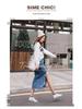 2023 Autumn Women's High-Top Breathable Sneakers: Korean Style Casual Sports Shoes 7612