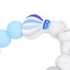 Baby Teething Bracelet Loose Silicone Round Handcrafted Infant Bracelet Teether Toys for Nursery