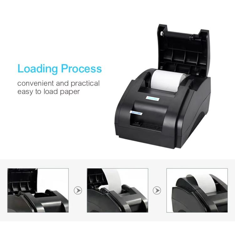 Impresora de recibos térmica Xprinter XP58IIH de 58 mm
