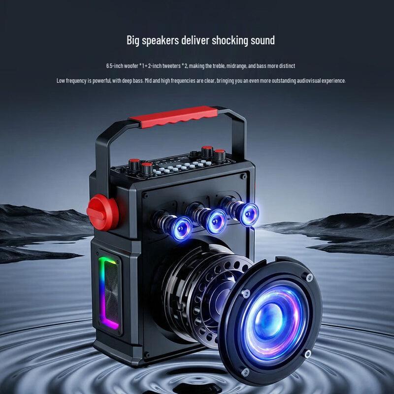 Aigo T333 Portable Wireless Bluetooth Speaker with Dual Microphones (CN Version)