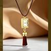 Damen Taschenuhr Französisch Elegantes Quasten-Anhänger-Halskette Für Sie Damen Geburtstagsgeschenk Quarzwerk Retro Mode Schmuck