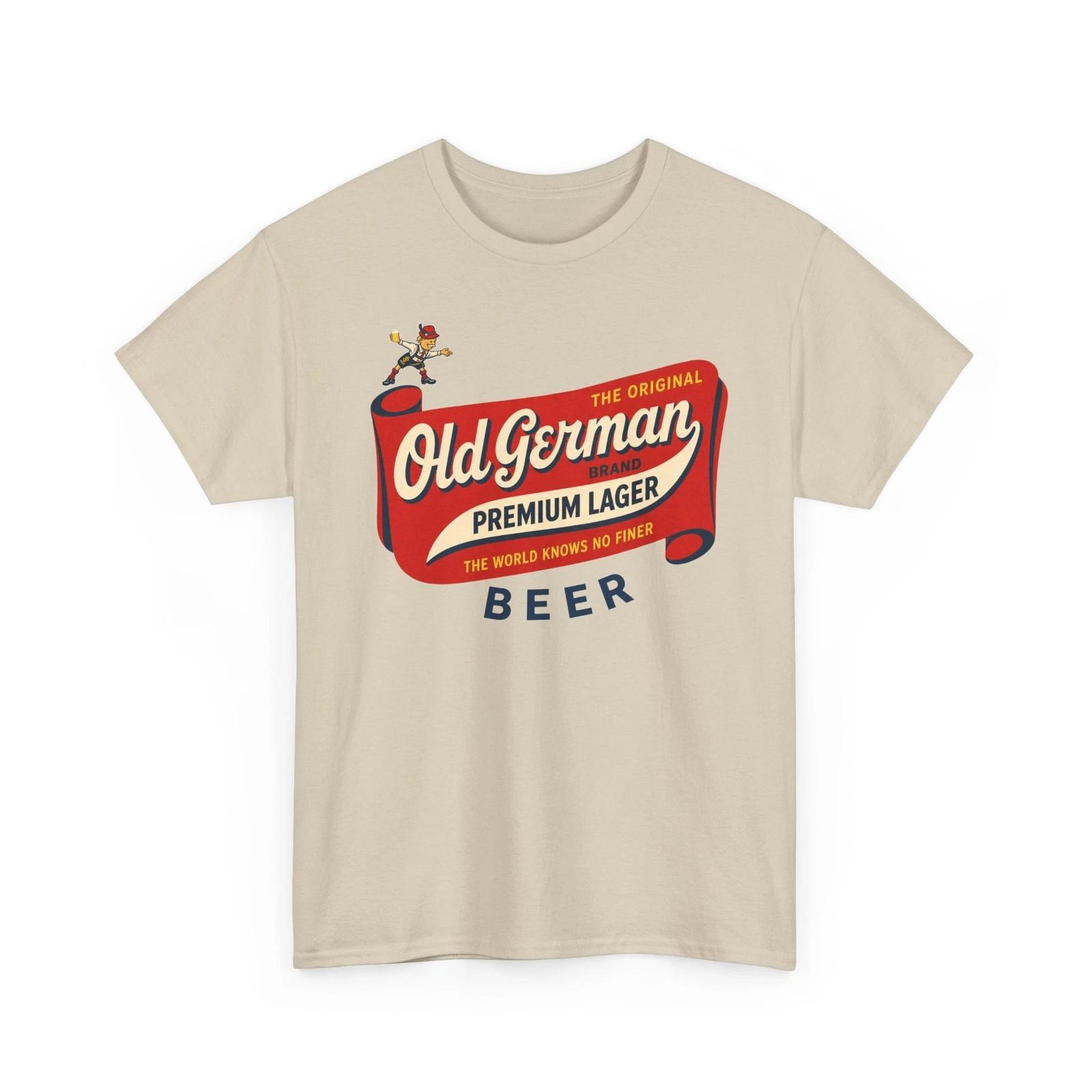 Old German Premium Lager Queen City Brewing Cumberland MD Retro Beer T-Sirt M
