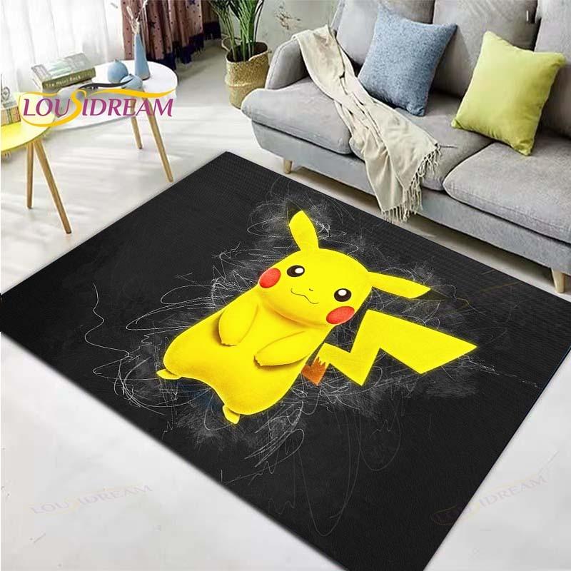 Χαλί Pokemon Χαλί Anime Παιδικά Χαλιά Σαλόνι Τραπεζάκι τσαγιού Χαλί Υπνοδωματίου Πλενόμενα Χαλιά Δαπέδου Χαλί Οικιακής Χρήσης Χαριτωμένο Χαλί