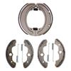 Front Rear Brake Shoes Set with Spring Replacement for TRX300FW FOURTRAX 300 4x4 1988