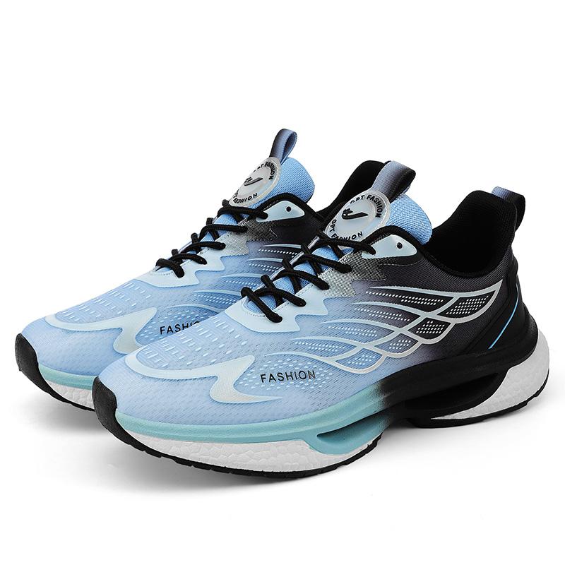 

Кроссовки унисекс повседневные плоские кроссовки для ходьбы модные спортивные повседневные сетчатые туфли на шнуровке 2025 новые кроссовки для мужчин и женщин 45 синий