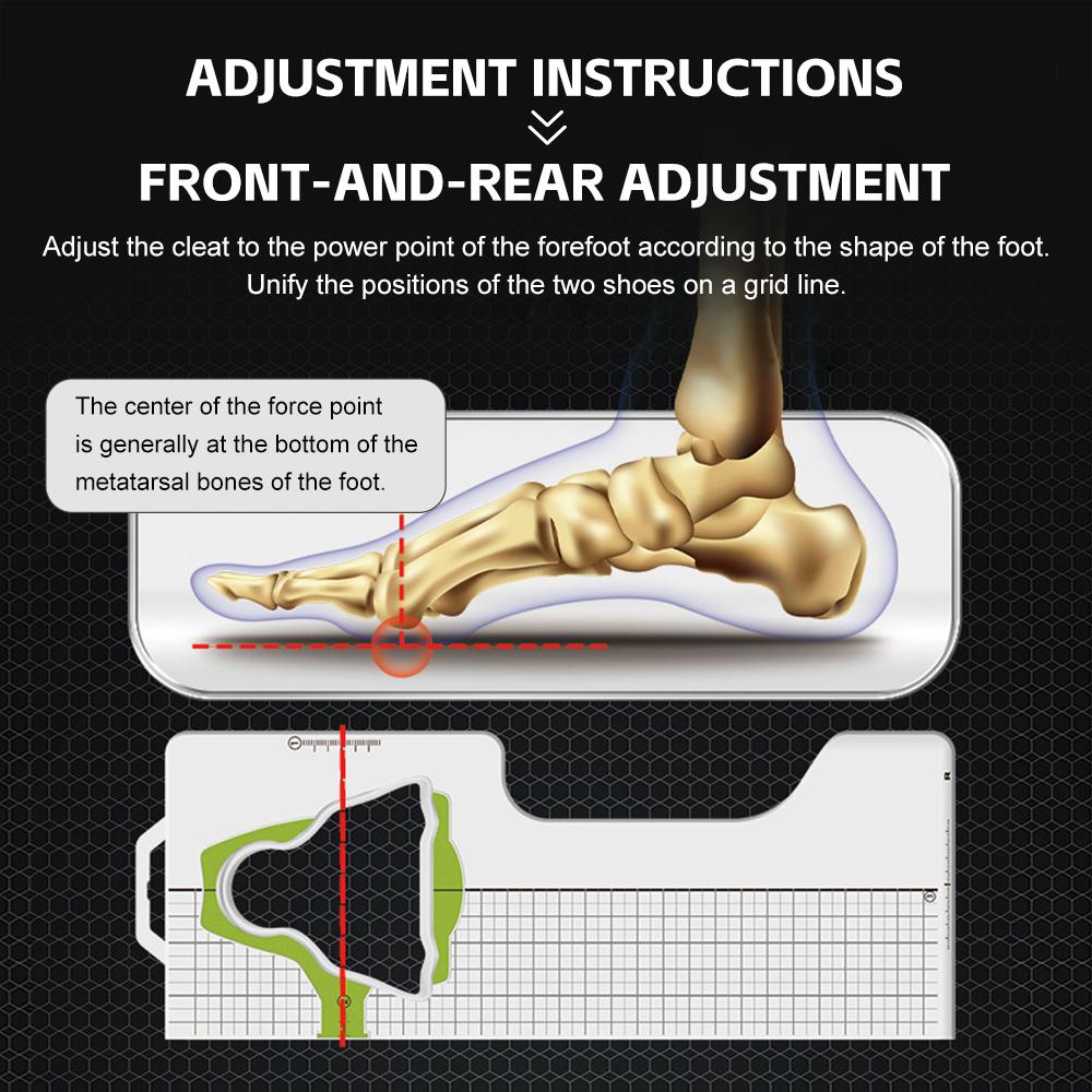 Mountain Road Bike Lock Shoe Measuring Tools For SPD Crankbrothers Speedplay Adjustment Tool for