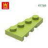 Non-Toxic 121Pcs/Lot 41769 2X4 Right Wedge-Shaped Building Block Moc Parts Compatible With Bricks Diy Children Toy Assembly Gift Box